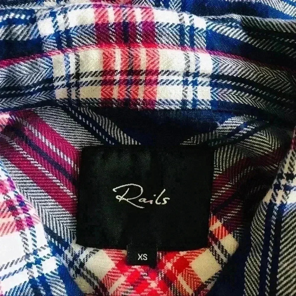 Rails Plaid Button Down Shirt Sz XS - Picture 4 of 5